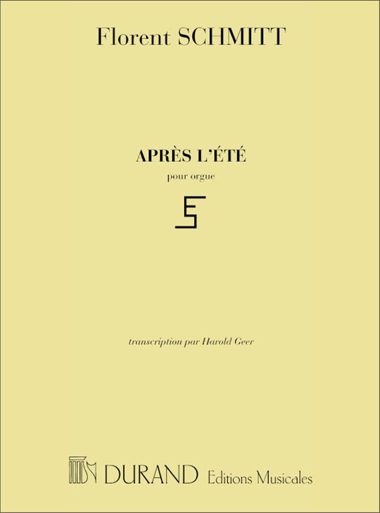 Apres L'Ete Orgue